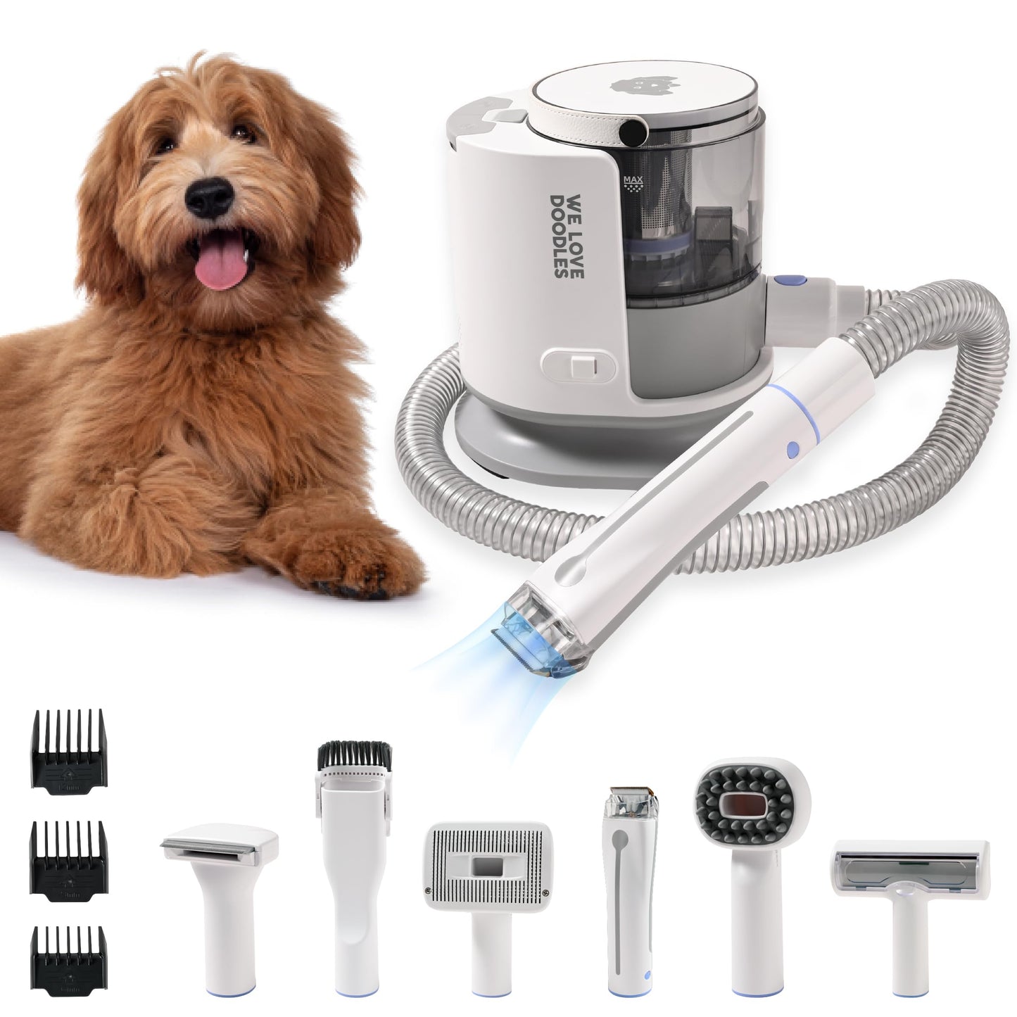 6-in-1 Pet Grooming Vacuum Kit