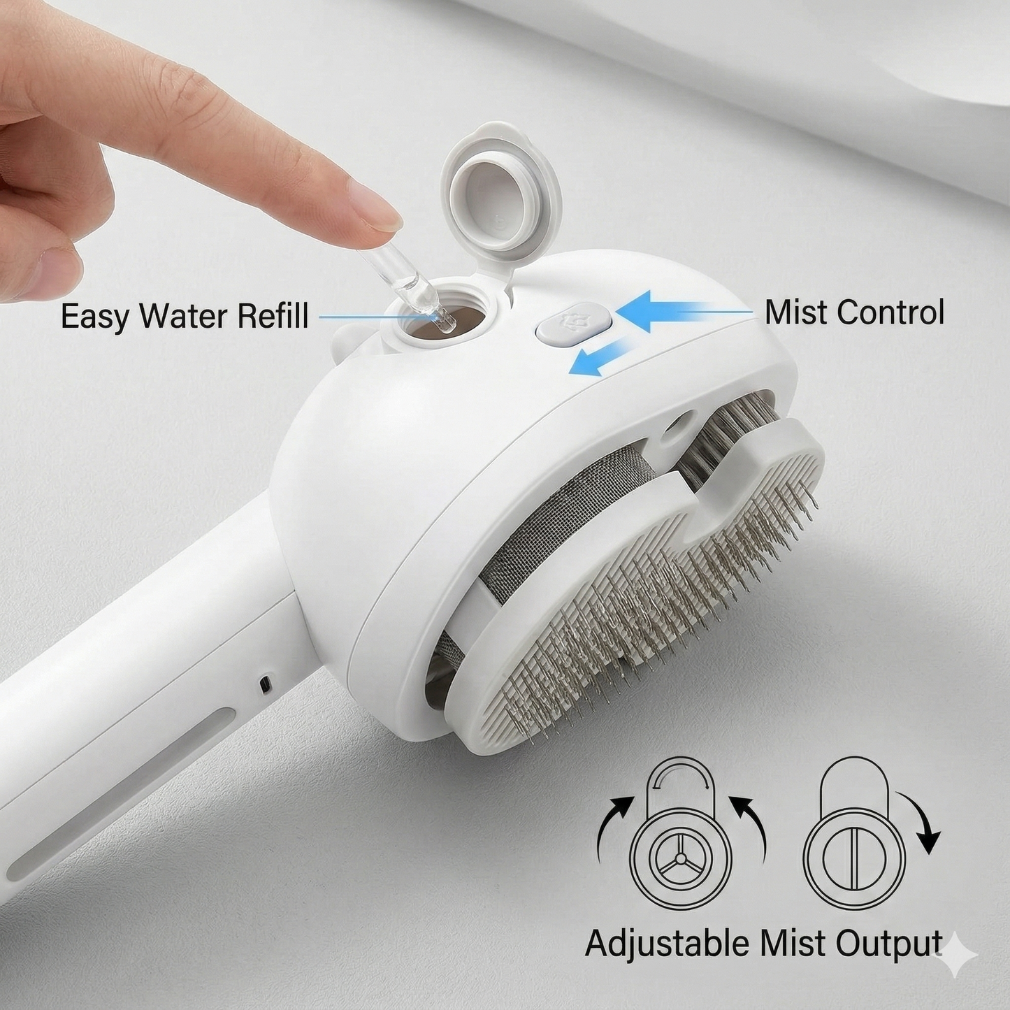 Steamy Brush Pet Spray