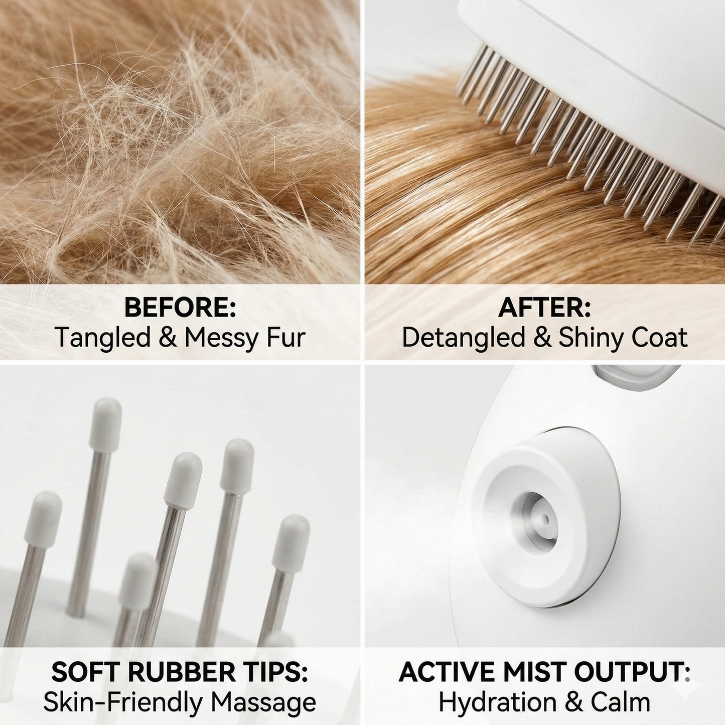 Steamy Brush Pet Spray