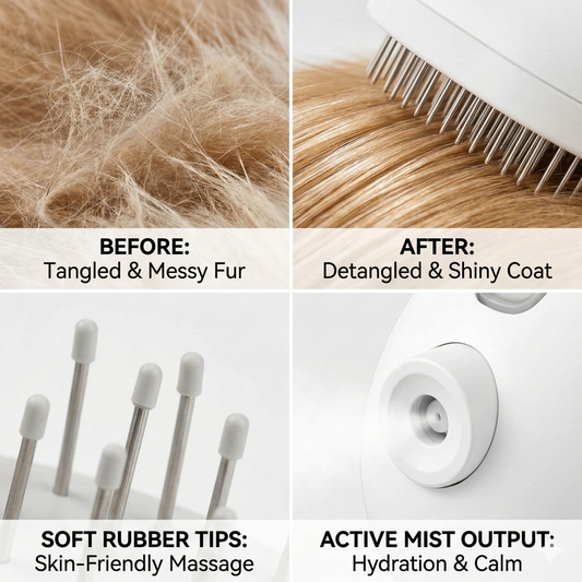 Steamy Brush Pet Spray