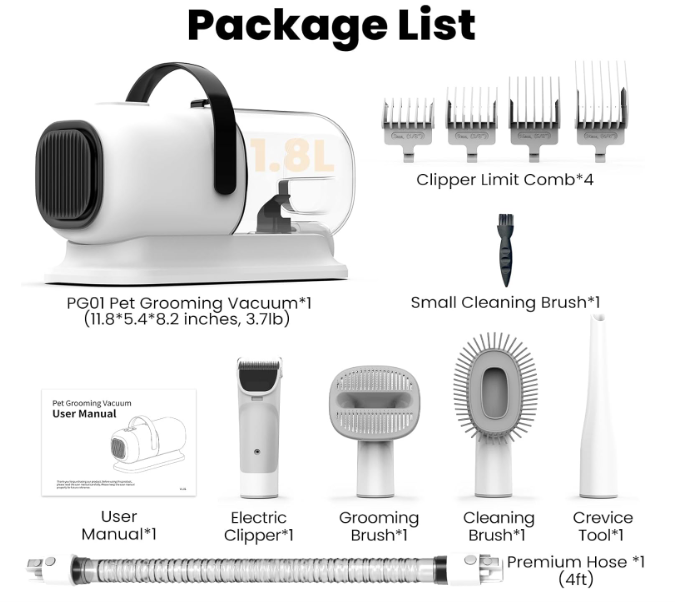 Pet Grooming Vacuum Pro