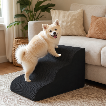 3-Step Dog Ramp and Stairs for Sofa and Chair