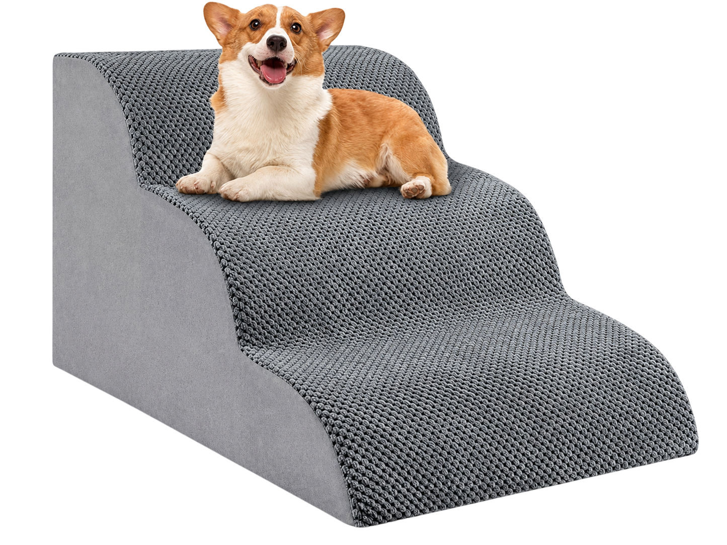 3-Step Dog Ramp and Stairs for Sofa and Chair